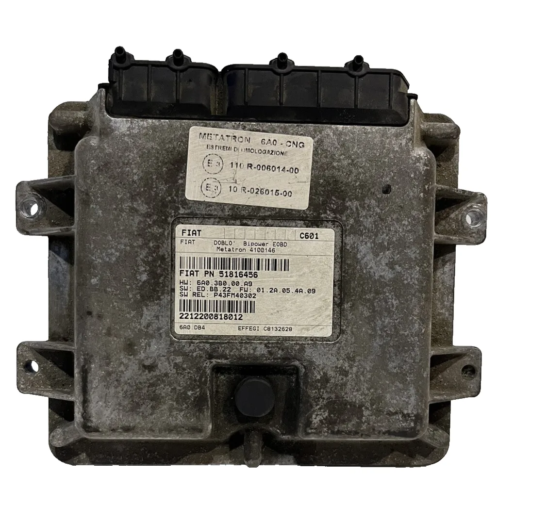 CENTRALINA MOTORE ECU FIAT DOBLO 1.6 B (2004) 51816456 METATRON CNG