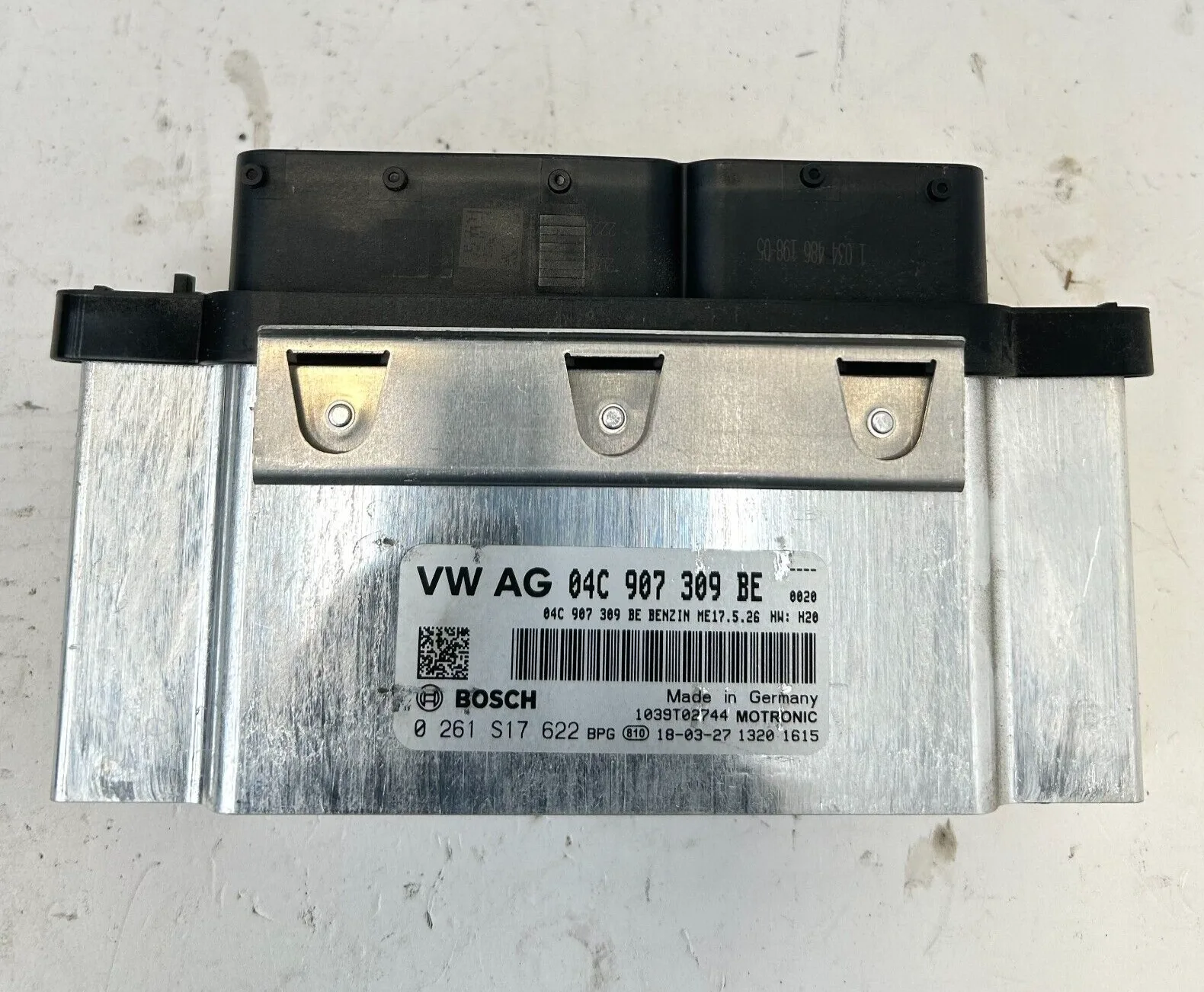 CENTRALINA MOTORE VOLKSWAGEN POLO 6 SERIE (2017 IN POI) 1.0 BENZINA 04C907309BE