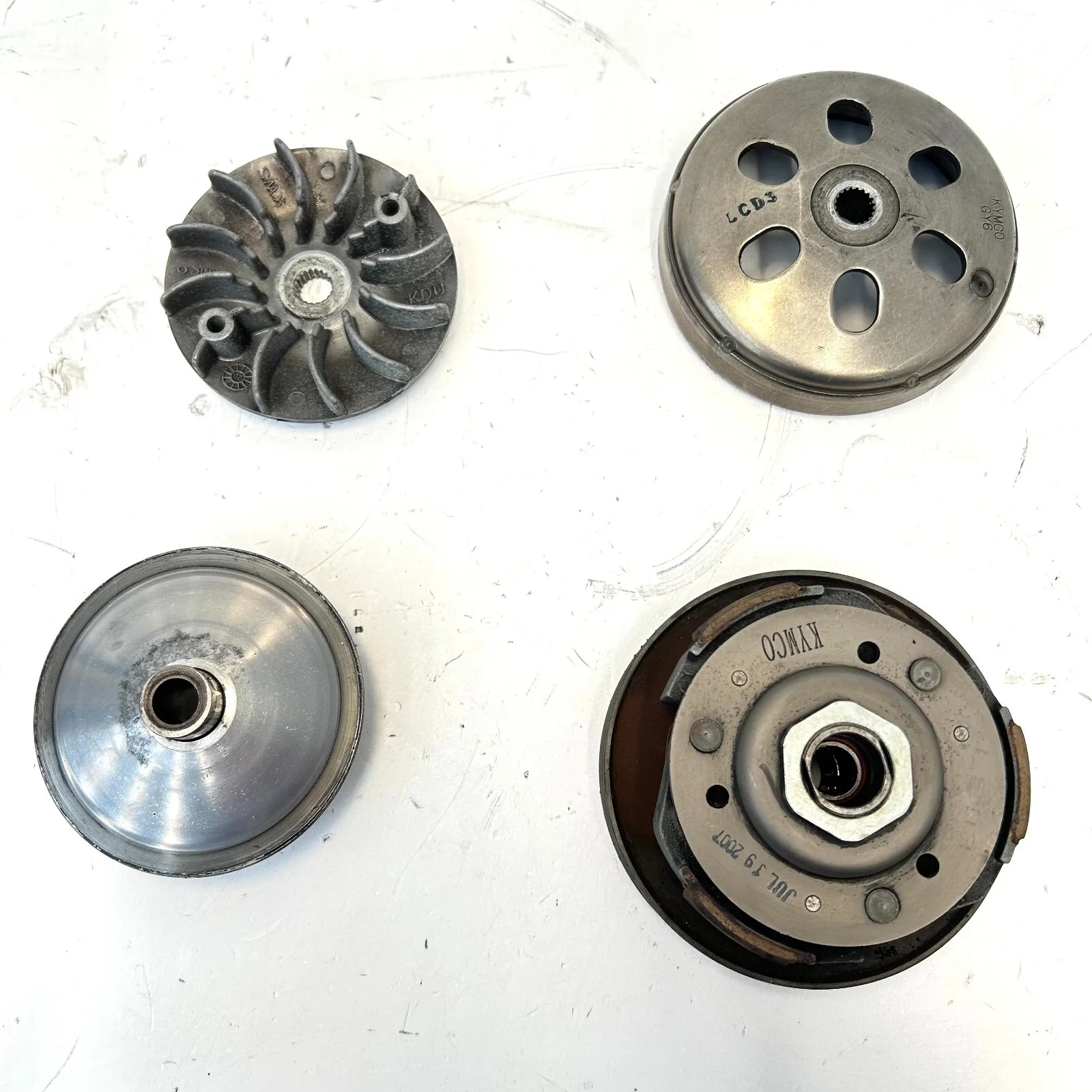 TRASMISSIONE KYMCO PEOPLE S 125 (7,59 KW)(ANNO 2007) FRIZIONE+VARIATORE+CAMPANA